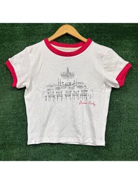 Niall Horan Dinner Party Ringer T-shirt Size Large